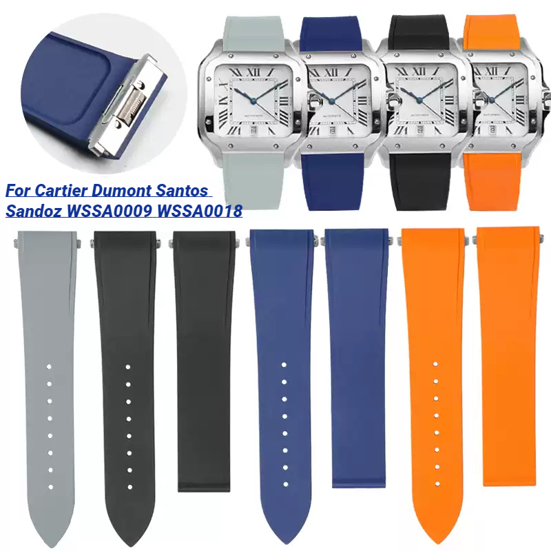 Cartier Watch Santos - 18.5mm 21mm métal à dégagement rapide