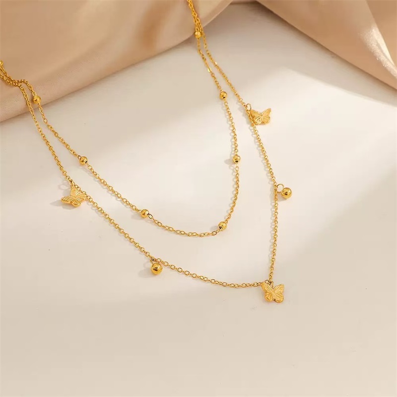 GANEMLY Collier pendentif papi - Butterfly Clasp Deployant avis et prix