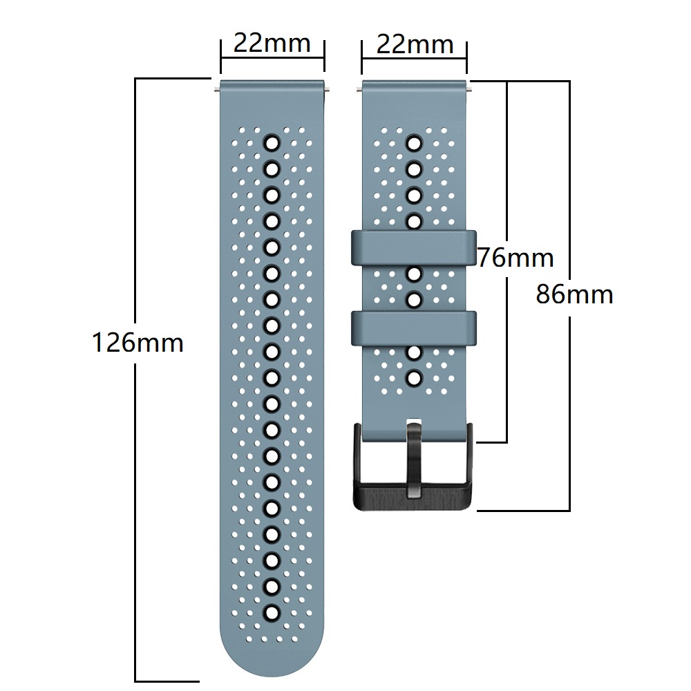 Bracelet en Silicone de 22mm p - Silicone Watch Band 22Mm avis et prix